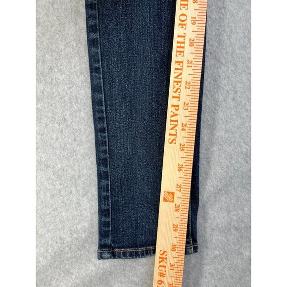 American Eagle Outfitters Womens Skinny Stretch Jeans Size 0 Dark Wash - Picture 10 of 16